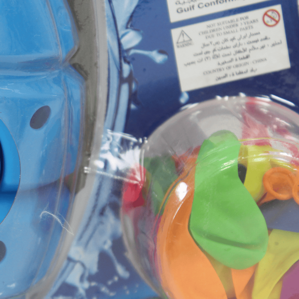 "Splash Clown" Timer Bomb Water Balloon – Blue