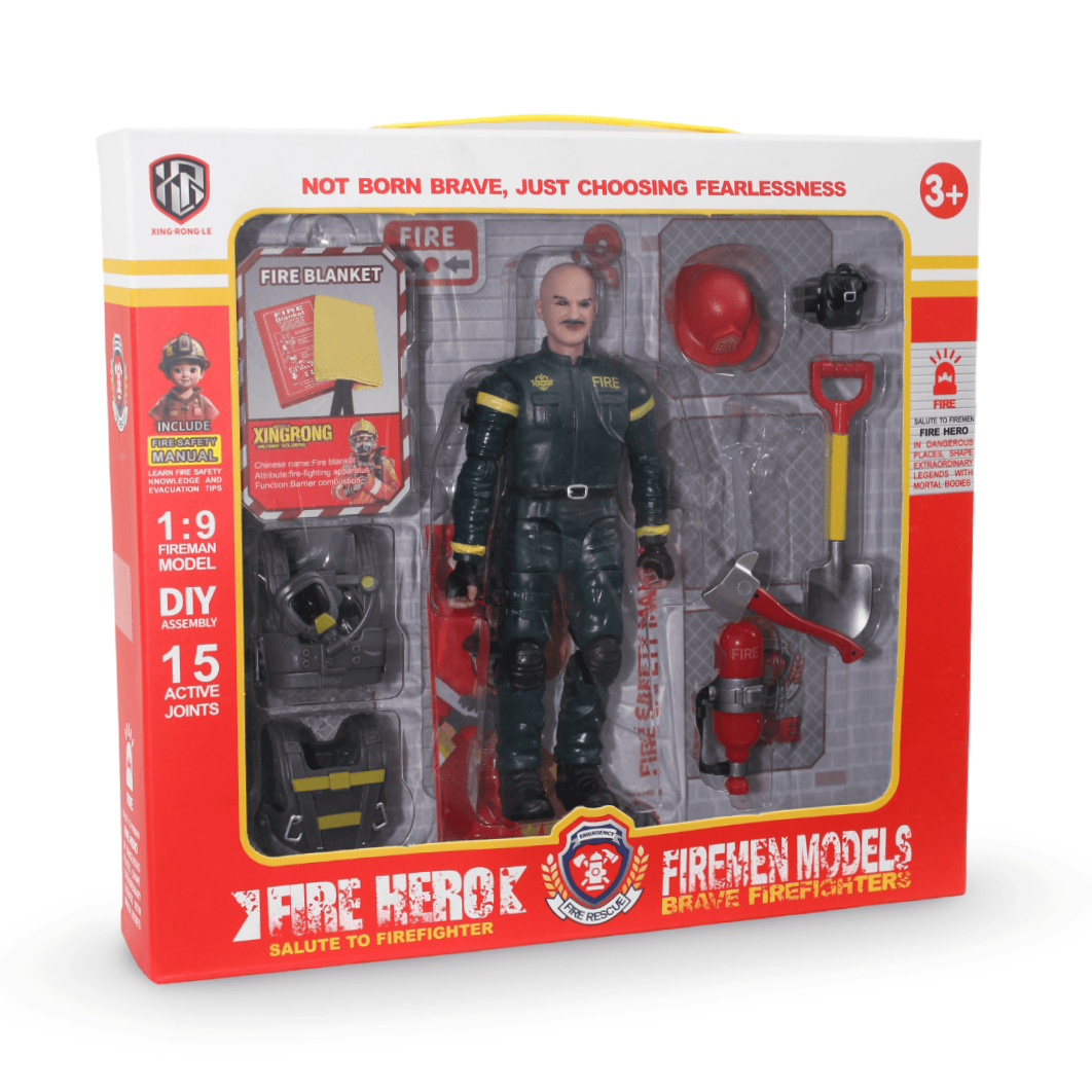 "Fire Hero" Action Figure Set - Toys - King Long Le