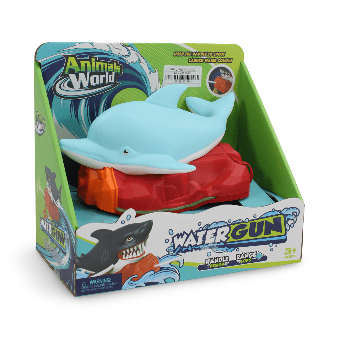 Dolphin Water Gun Toy – Aqua - Summer - OKO