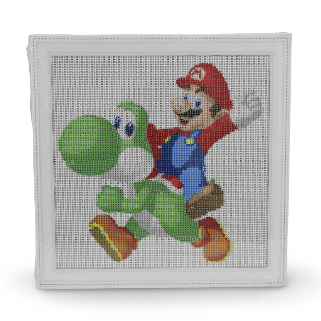 Super Mario Diamond Painting Art Kit 30*30cm - Toys - OKO