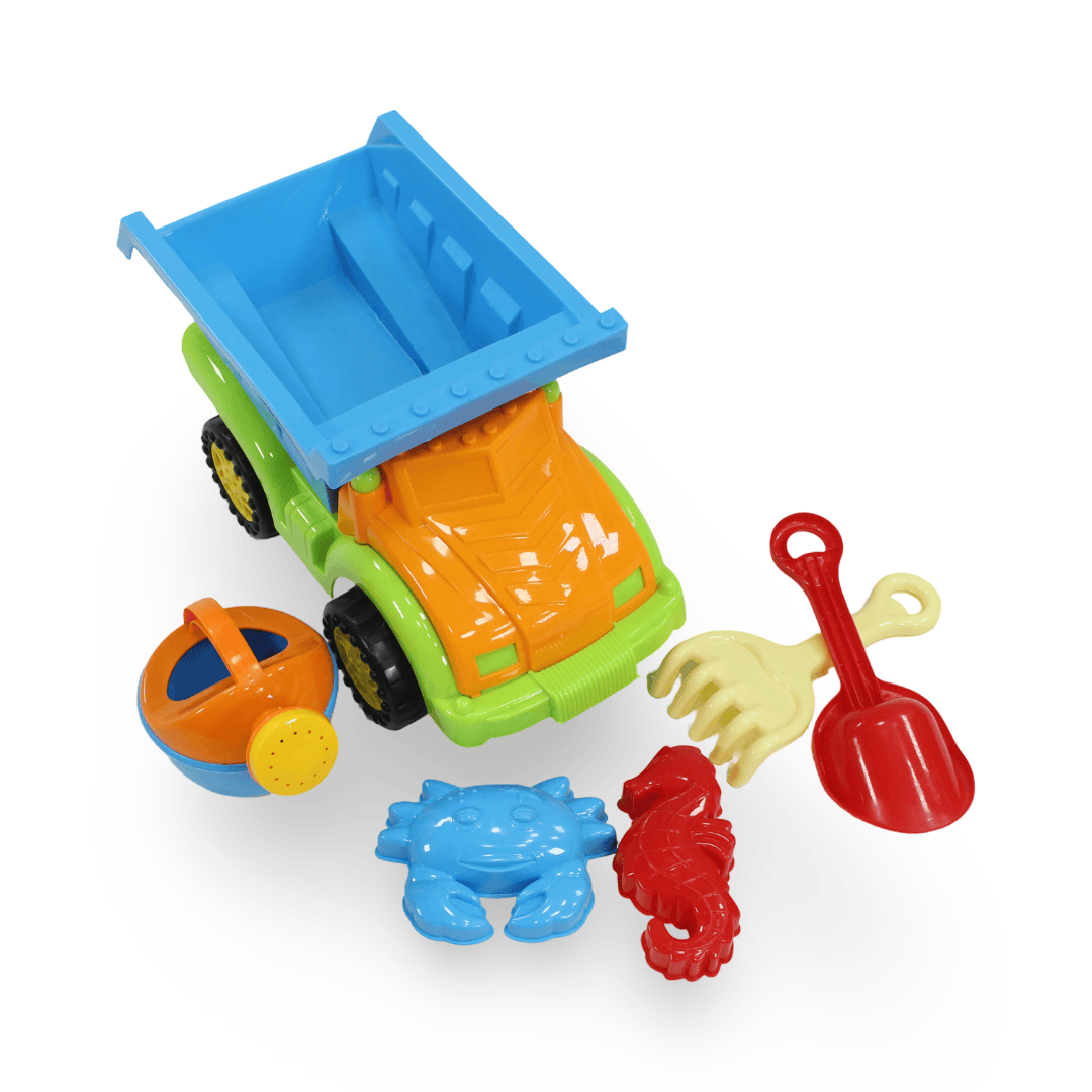Dump Truck Beach Toy Set – Orange