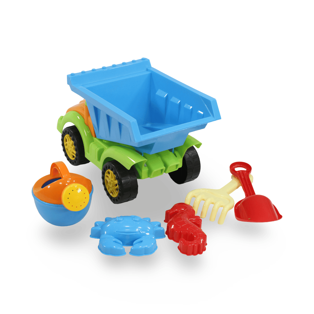Dump Truck Beach Toy Set – Orange