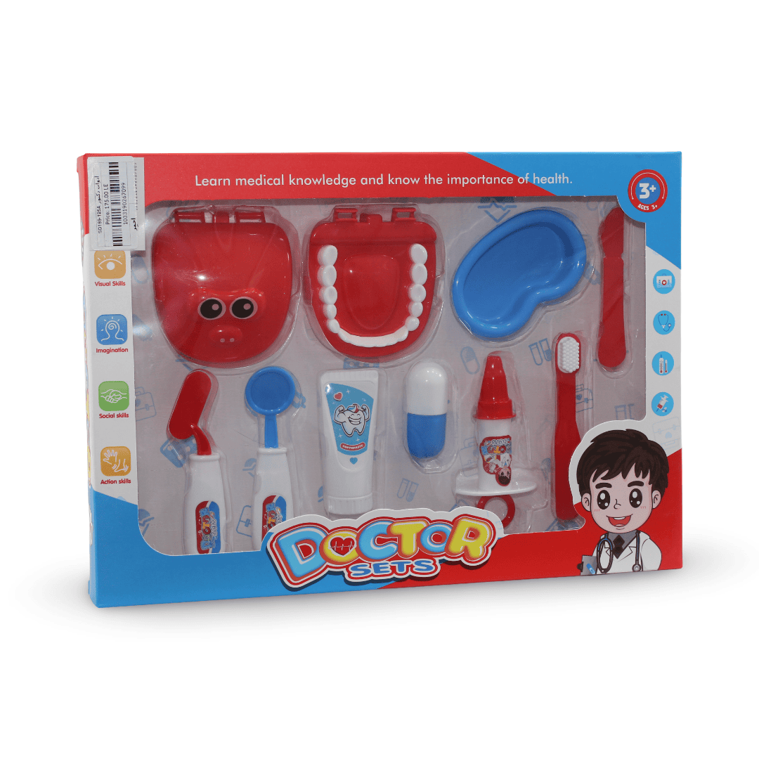 Dentist Toy Set – Red