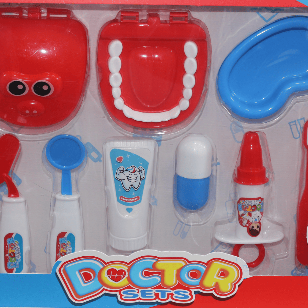 Dentist Toy Set – Red