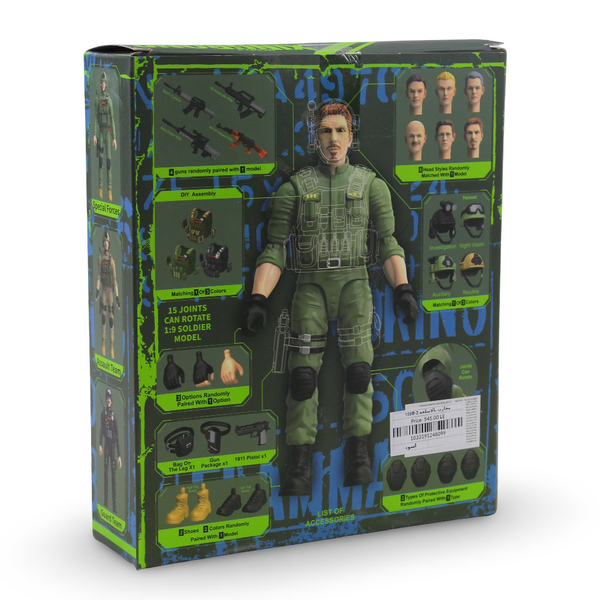 Xingrong Military Soldiers – Black (22 Pieces)
