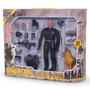 Xingrong Military Soldiers  – Black (30 Pieces)
