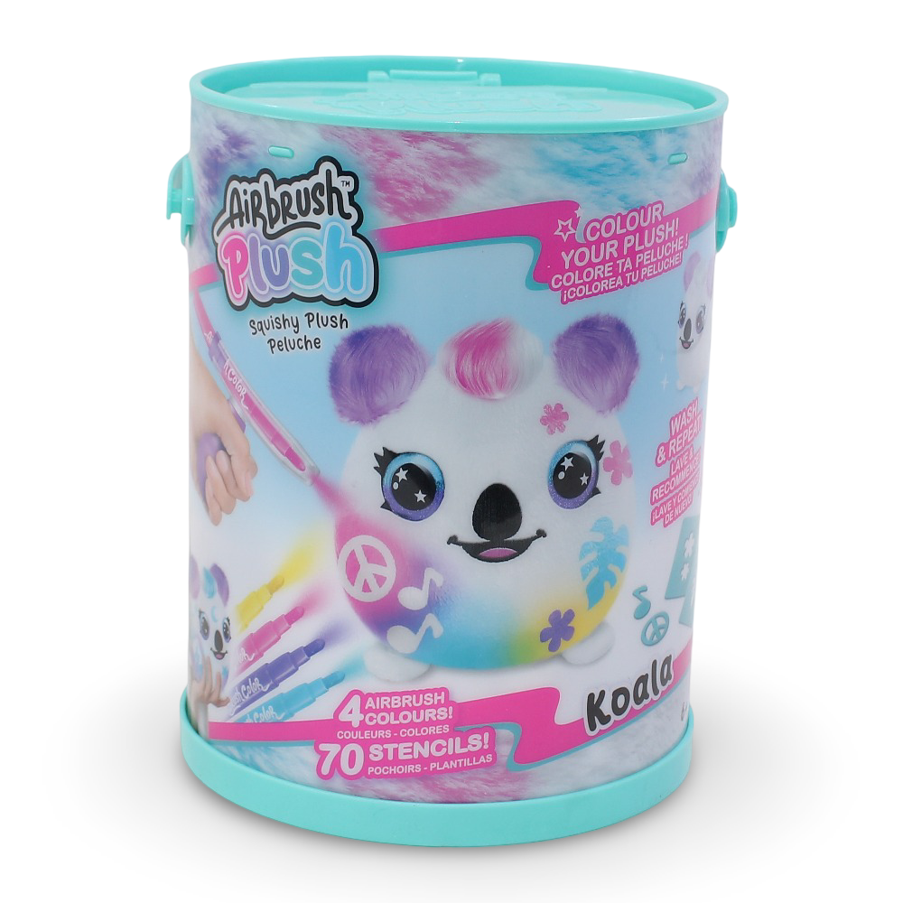 Airbrush Squishy Plush Koala Toy – Aqua