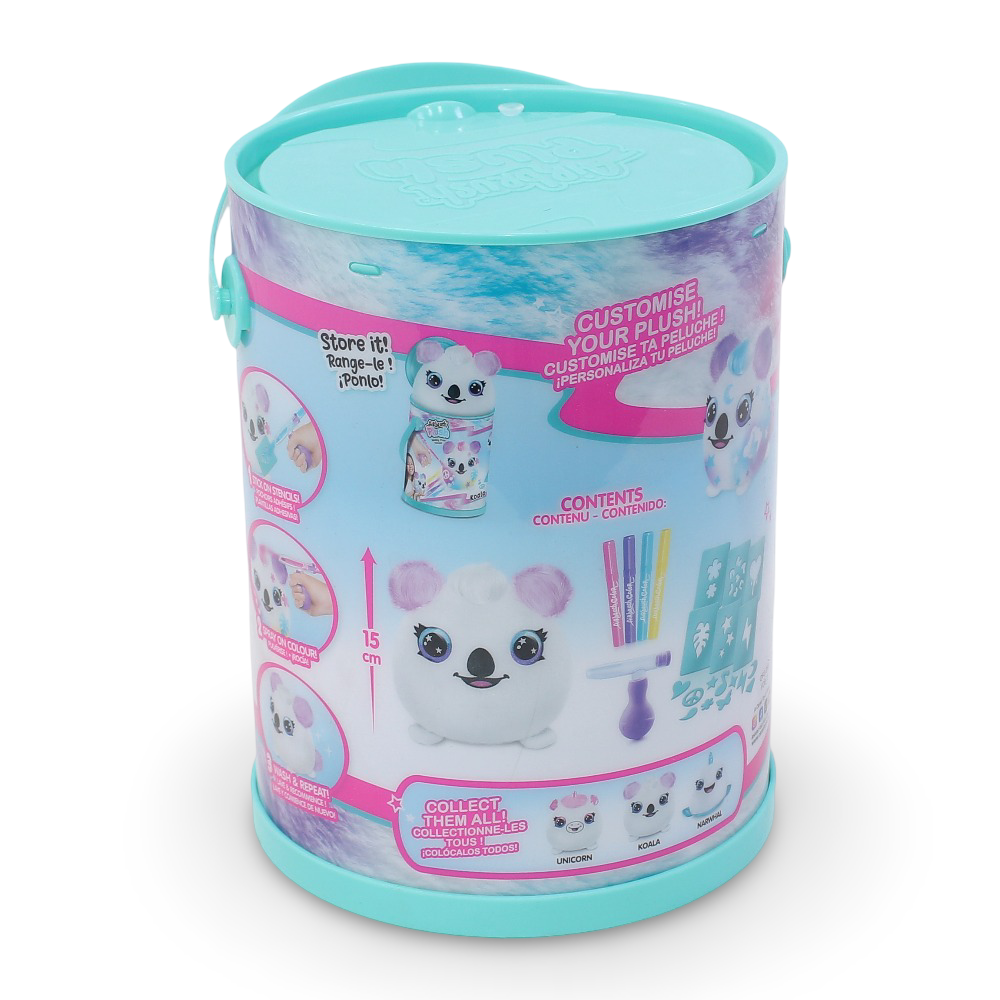 Airbrush Squishy Plush Koala Toy – Aqua