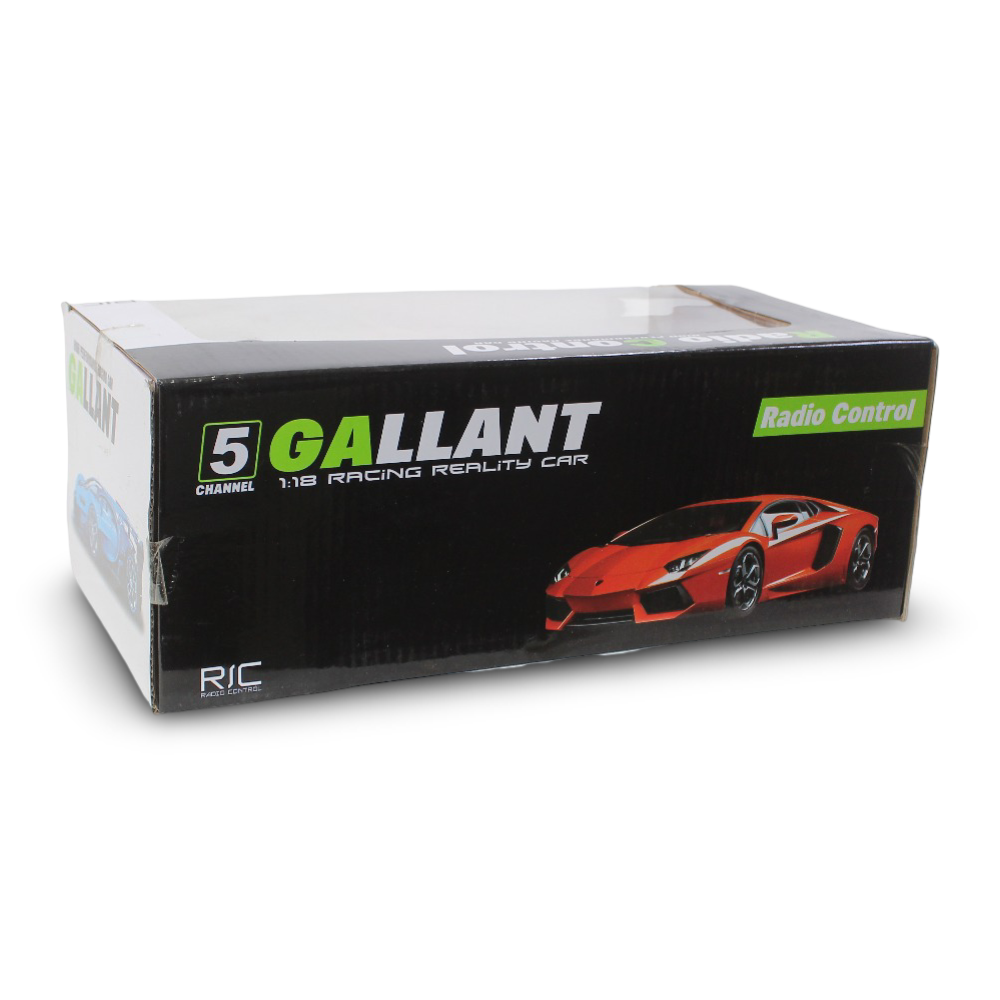 5 Gallant 1:18 Scale Racing Reality Remote Control Car – Red
