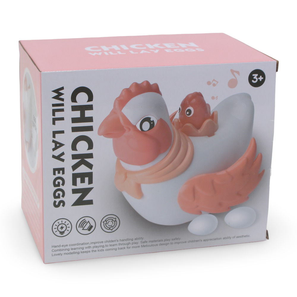 Chicken Will Lay Eggs Toy – White