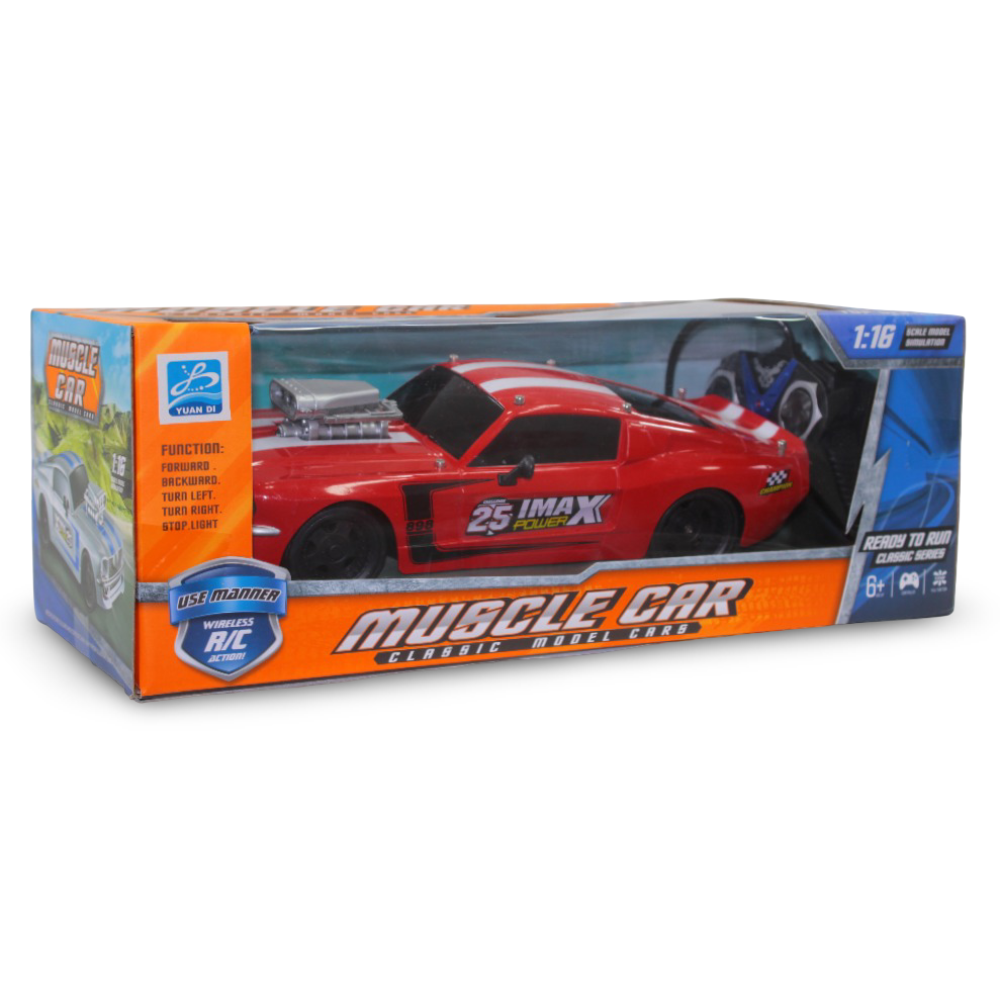 Muscle Car Remote Control Car – Red