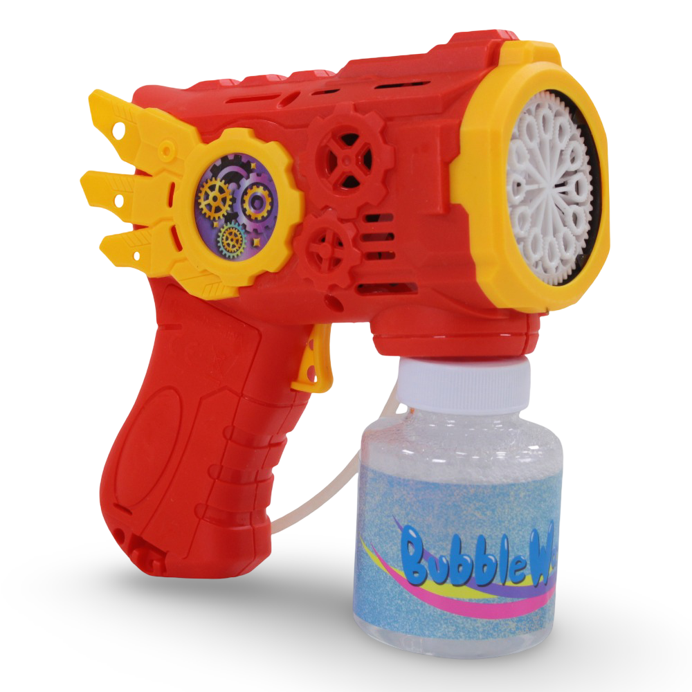 Cool Bubble Gun – Red with Light and Bubble Effect