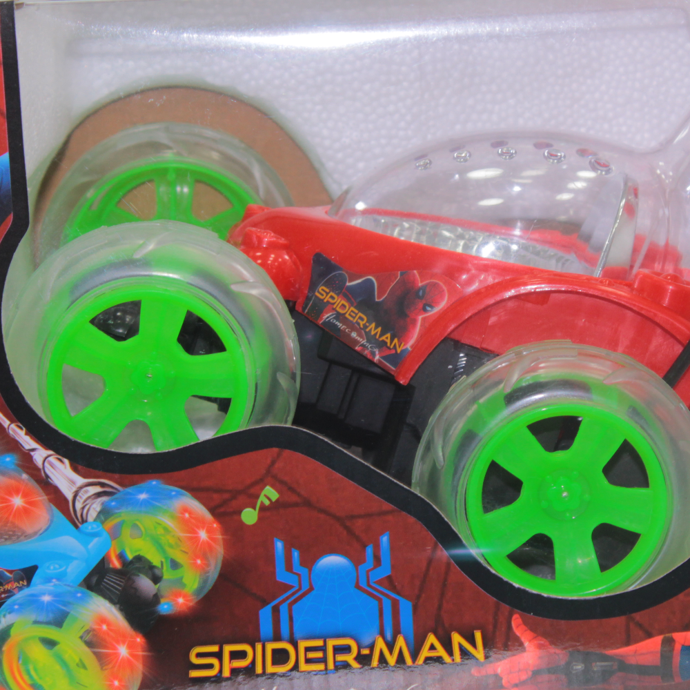 Spider-Man Homecoming Remote Control Car with 360° Spin and Lights