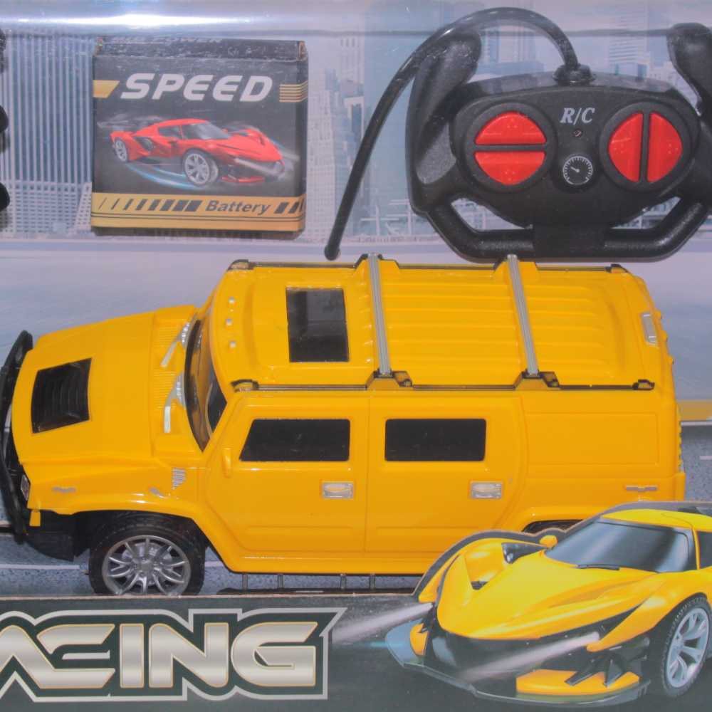 Racing Remote Control Hummer Car – Yellow