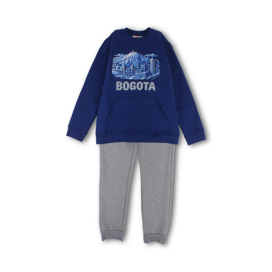 Boys Cotton Pajama – "Bogota" Print
