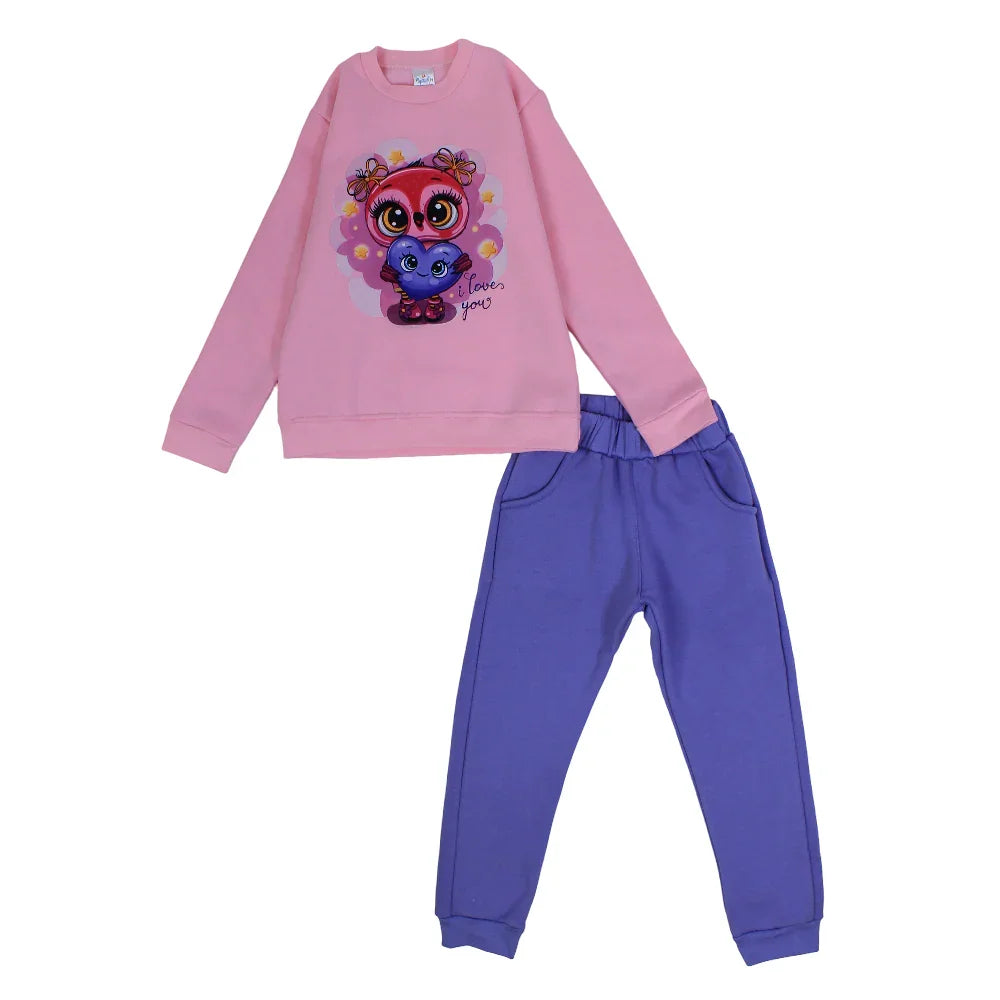 Girls Cotton Pajama Set – Lovely Print