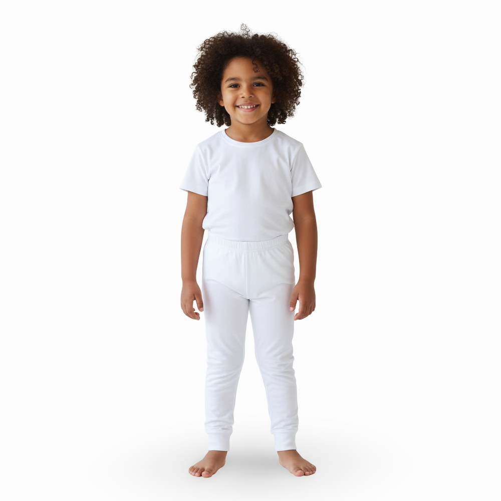 Boys Cotton Underwear Pants – White