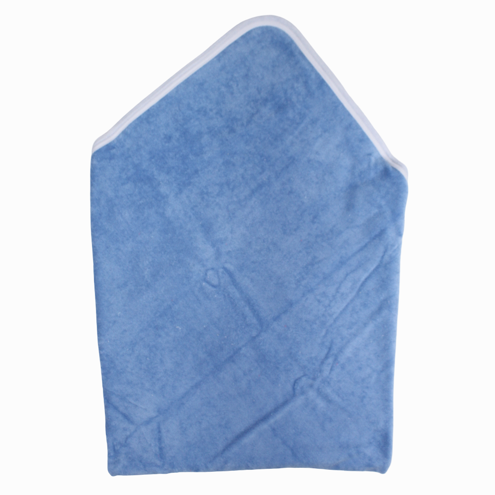 Baby Cotton Hooded Towel – Blue with Dino Design