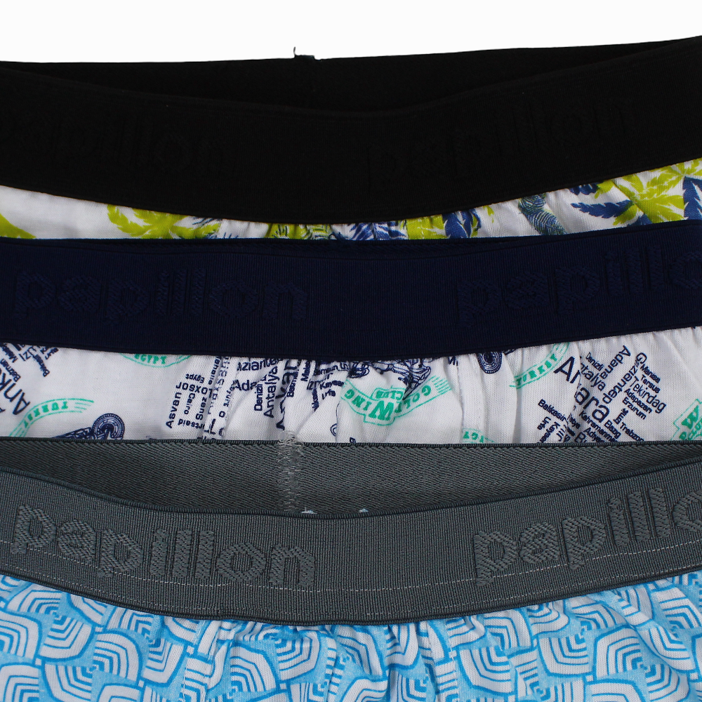 Boys Cotton Boxer Shorts (Pack Of 3)