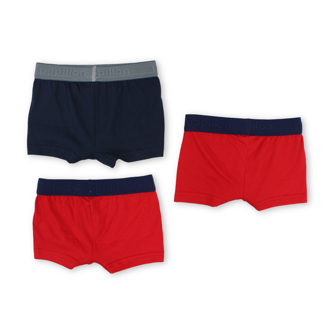 Boys Cotton Boxer Shorts – Pack Of 3