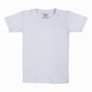 Boys Cotton Short-Sleeved Undershirt – White