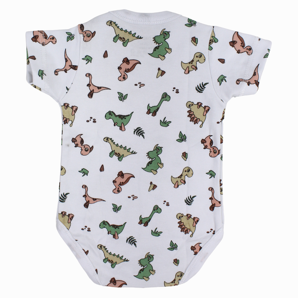 Unisex Baby Cotton Short-Sleeved Printed Underwear Bodysuit - Assorted Prints