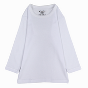Girls Cotton Long-Sleeved Undershirt – White