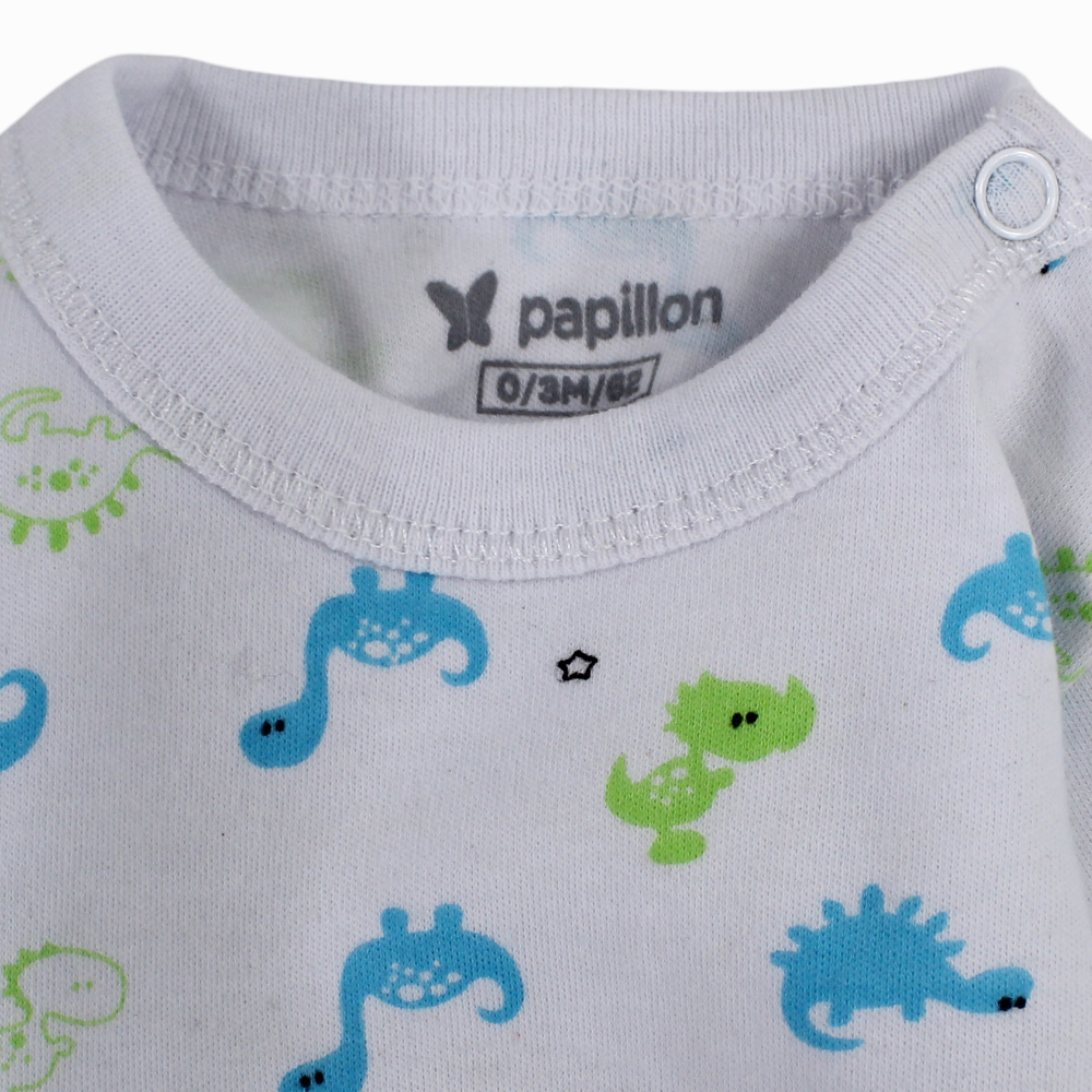 Unisex Baby Cotton Long-Sleeved Underwear Printed Bodysuit - Assorted Prints