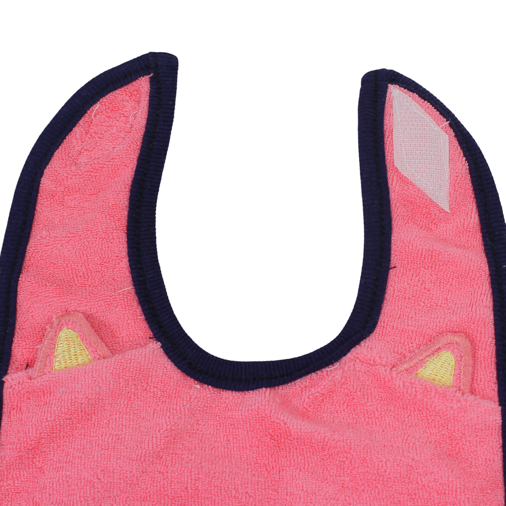 Cotton Baby Bib – Watermelon with Glasses Face Design