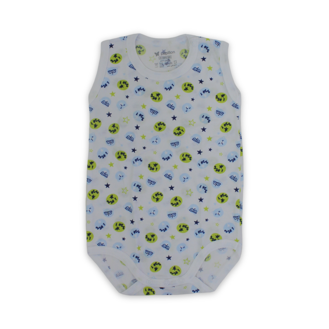 Unisex Baby Cotton Bodysuit – White