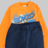 Sonic The Hedgehog Long-Sleeved Fleeced Pajama