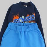 Sonic The Hedgehog Long-Sleeved Fleeced Pajama