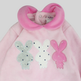 Pinkish Long-Sleeved Baby Footie