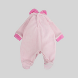 Pinkish Long-Sleeved Baby Footie