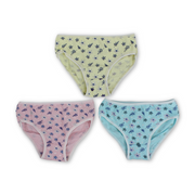 Girls Cotton Panties Multicolor – Pack Of 3