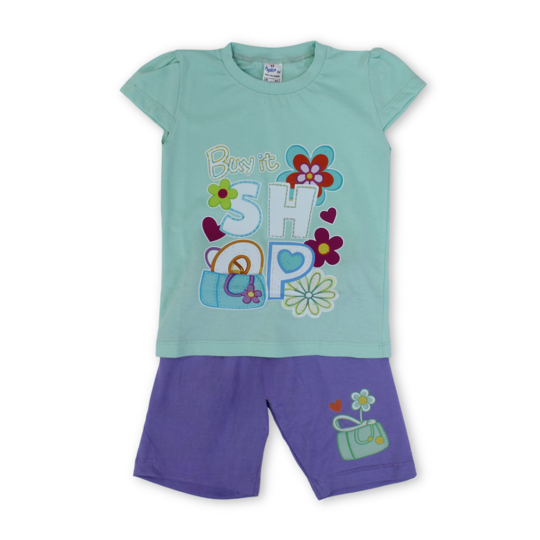 Baby Boys Cotton Pajama – "Buy it Shop" Print - Clothing - Papillion