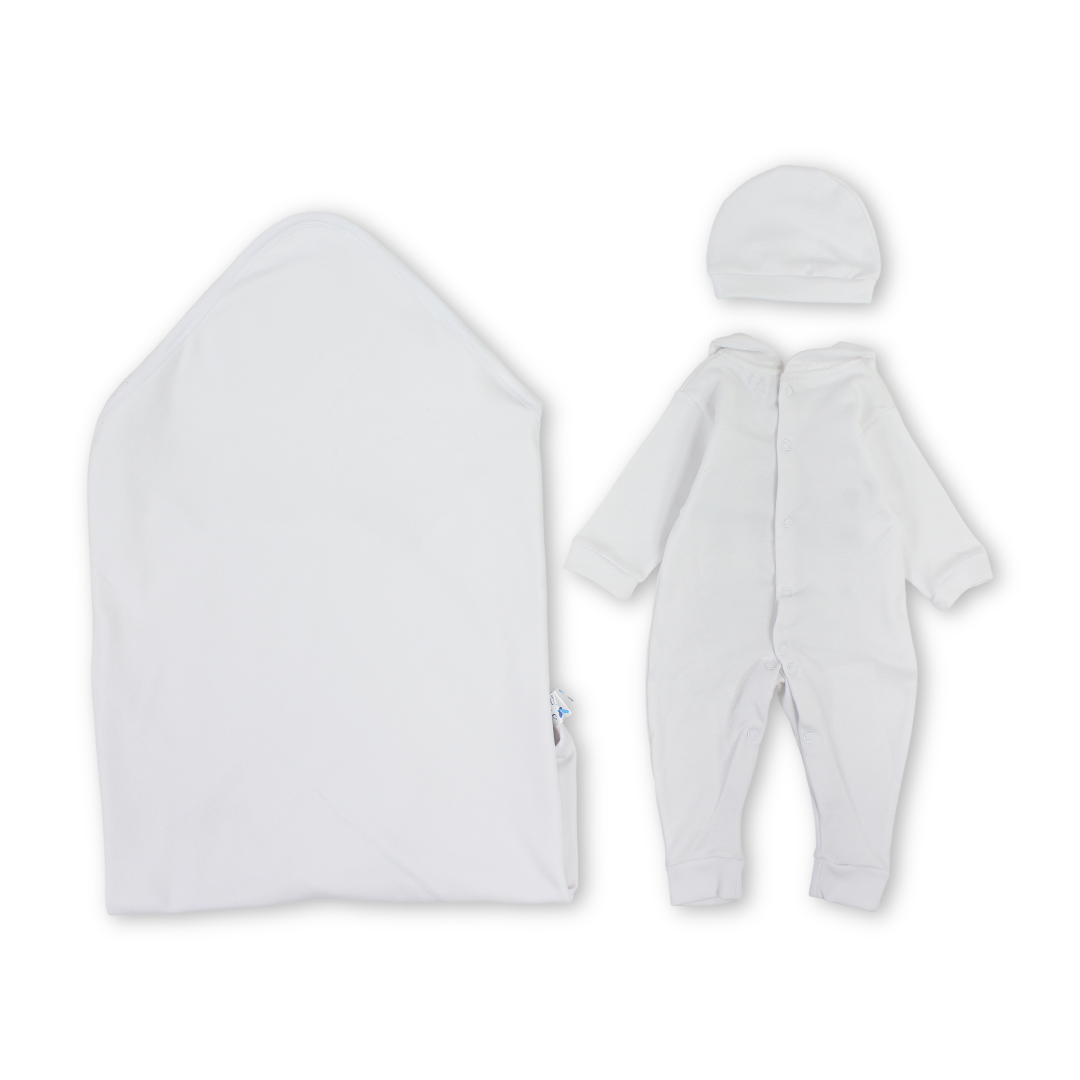 Baby Girls Cotton Gift Clothes Box "Baby Love" Embroidery