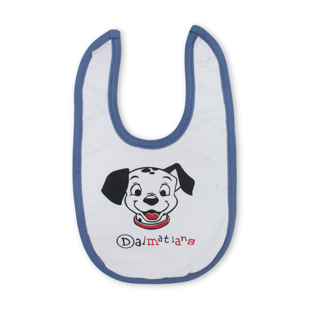 Cotton Baby Bib – 101 Dalmatians Print - Baby Essentials - Papillion