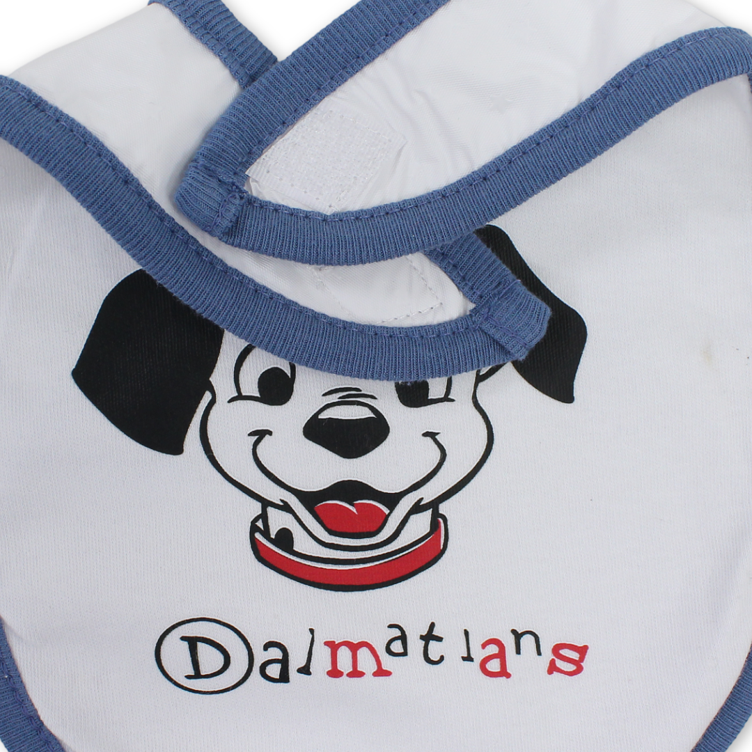 Cotton Baby Bib – 101 Dalmatians Print