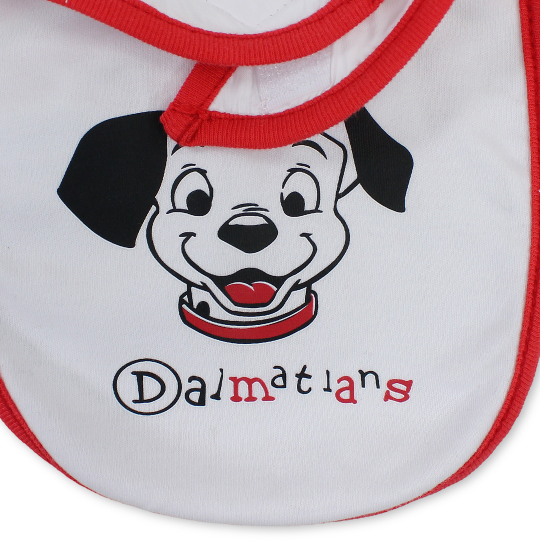 Cotton Baby Bib – 101 Dalmatians Print