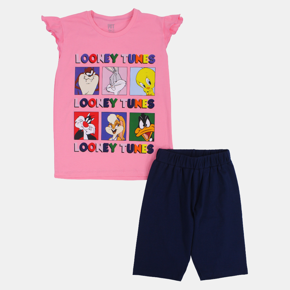 Girls Cotton Pajama Set - Looney Tunes