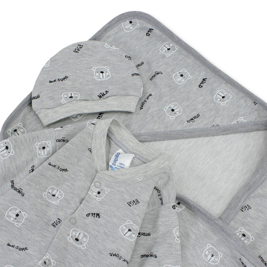 Baby Cotton Gift Clothes Box – 3 Pcs