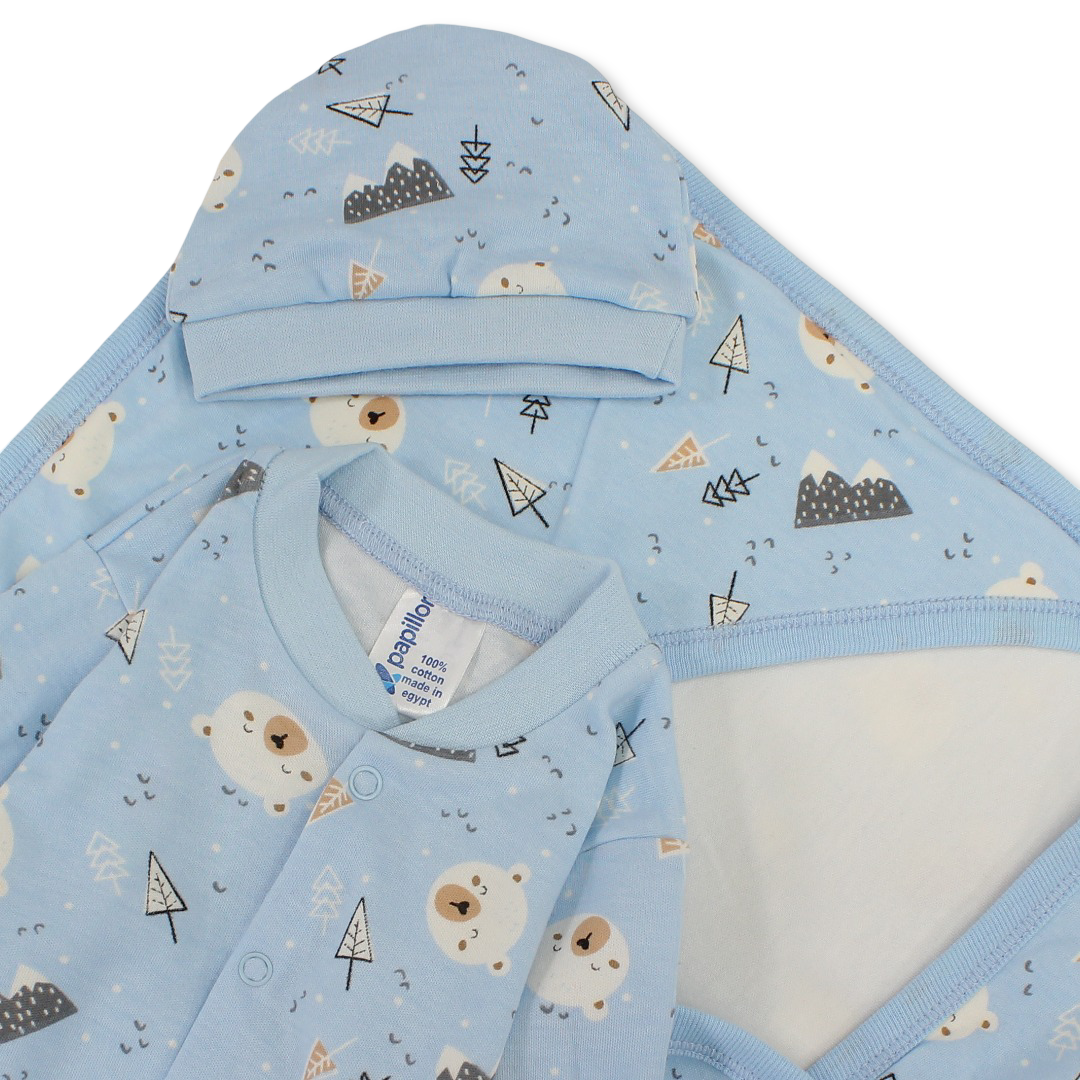 Baby Cotton Gift Clothes Box – 3 Pcs