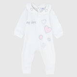 "My Love" Long-Sleeved Footless Onesie