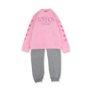 Girls Cotton Pajama Set – "London" Design