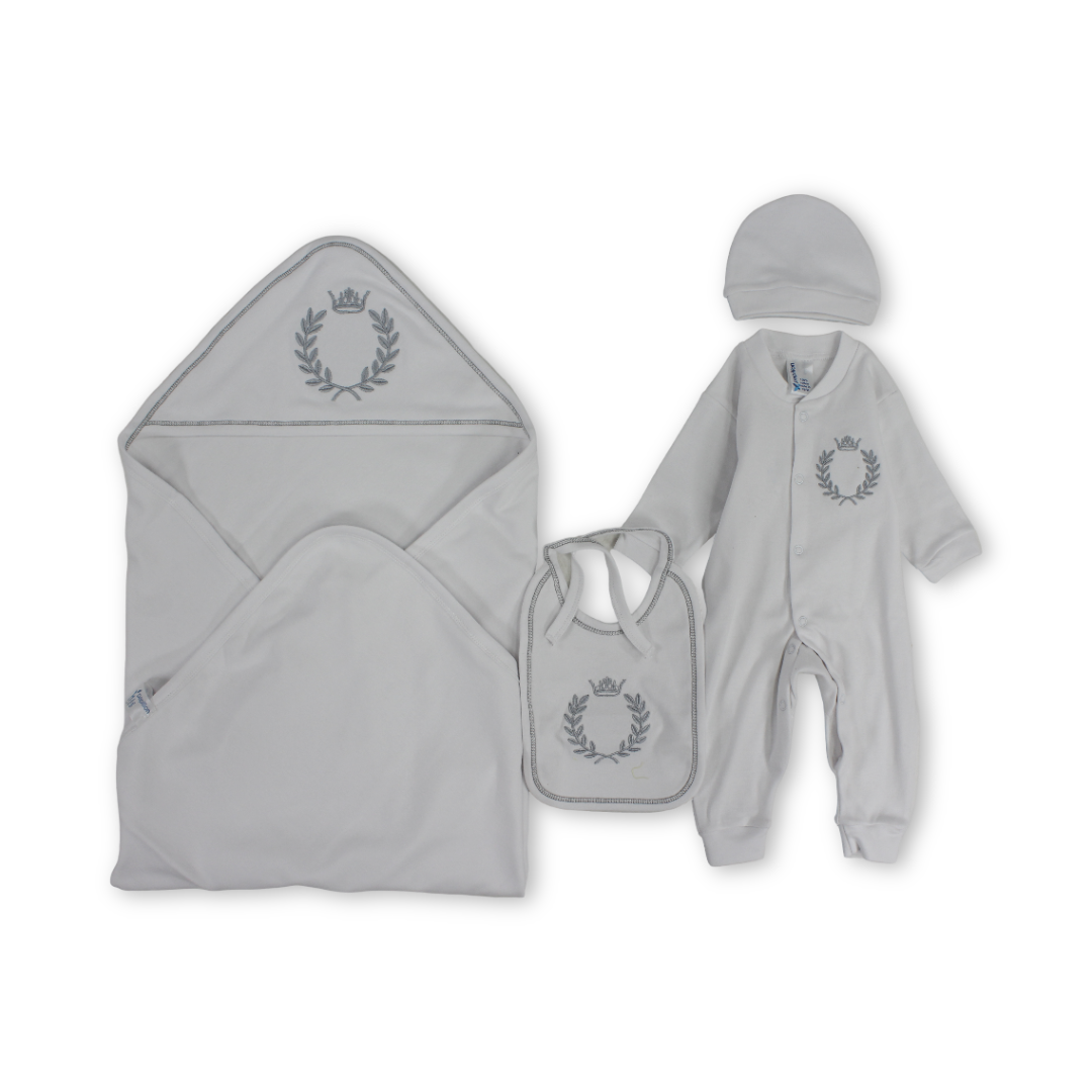 Unisex Baby Gift Clothes Box – White