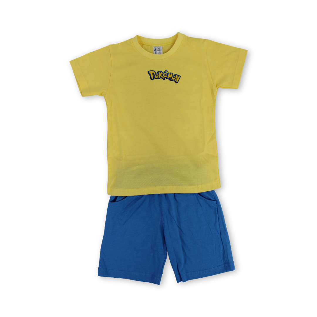 Boys Cotton Pajama – Pokémon Print