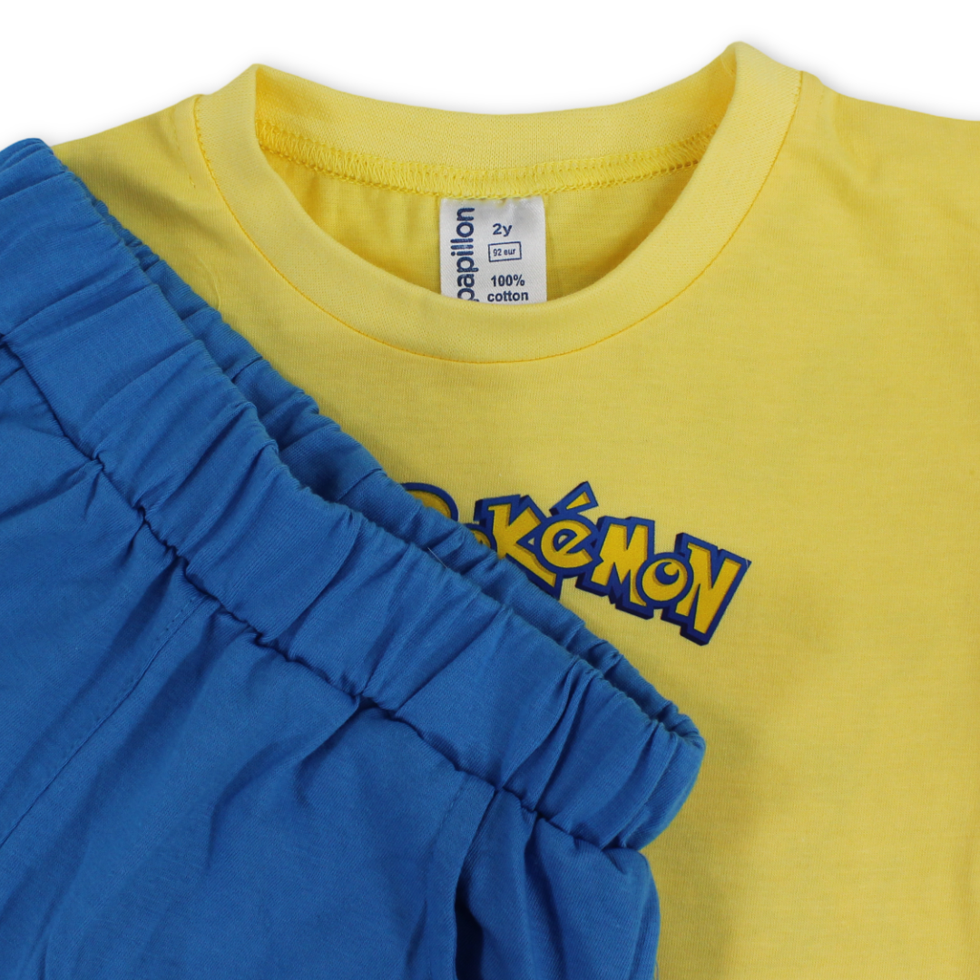 Boys Cotton Pajama – Pokémon Print