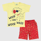 "Woof Woof" Short-Sleeved Pajama