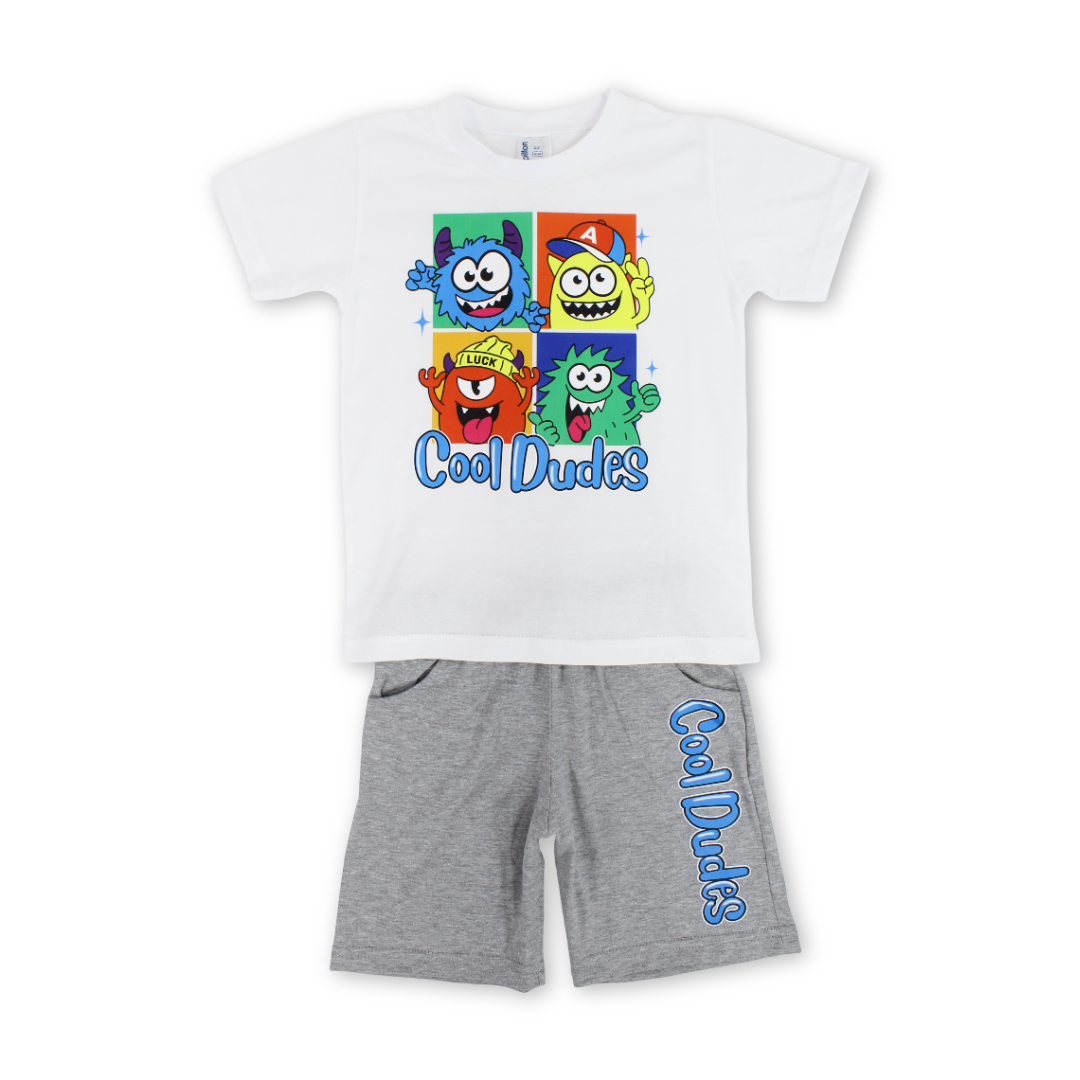 Boys Cotton Pajama – "Cool Dues" Print - Clothing - Papillion